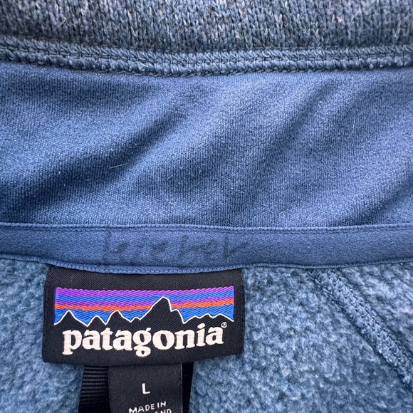 Patagonia Navy Full-Zip Fleece Jacket - Picture 9 of 14